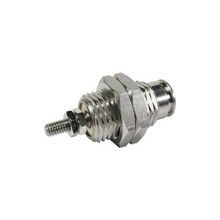 SMC® CJPB10-15 Round Body Cylinder, 10 mm Cylinder Bore, 15 mm Stroke Length, 2.45 N Push, 49 N Pull Maximum Force, Single Acting Cylinder Action, Panel Mounting