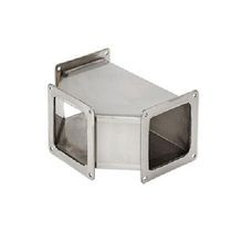 Hoffman F44WTSS F22 Wireway Tee, For Use With 4 x 4 in NEMA 4X Stainless Steel Feed Through Wireway, 304 Stainless Steel