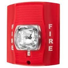 Honeywell SR Multi Candela Strobe Light, 12 to 24 VAC/VDC, Red Lens