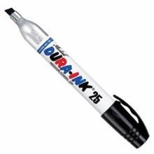 Markal® 096223 Dura-Ink® 25 King Size Permanent Ink Marker, 1/8 to 1/4 in Tip, Chisel Tip, Fiber, Black