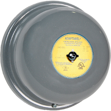 Edwards Signaling™ 340-6N5 Vibrating Bell, 120 VAC, 0.07 A, 102/92 dB Sound Level, Indoor/Outdoor Indoor/Outdoor, Surface Mounting, Specifications Met: UL 464, FM Approved, CSFM Listed, PLC Compatible, 6 in Gong