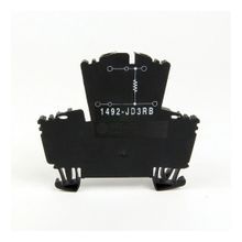 Rockwell Automation 1492-J IEC Terminal Block, Two-Circuit Feed-Through Block, 2.5 mm (# 24 AWG - # 12 AWG), Two level block with a selectable resistor value between the 2 levels, Gray (Standard), 2200 Ohm Resistance