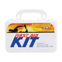 PIP® 299-13290 Lightweight Contractor First Aid Kit, Wall Mounting, 131 Components, Plastic Case