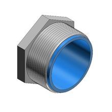 T&B® CHASE® 1945 Bushed Conduit Nipple, 1-1/4 in For Use With: IMC/Rigid Conduit, Malleable Iron, Electroplated Zinc/Polished Chrome