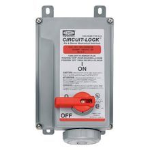 Wiring Device-Kellems Circuit-Lock® HBL460MI7W Female Grounding Watertight Pin and Sleeve Mechanical Interlock, 480 VAC, 60 A, 3 Poles, 4 Wires