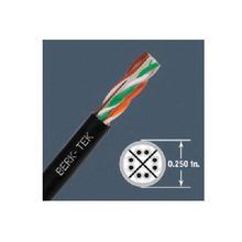 Berk-Tek® LANMARK™-6 10139885 OSP Cat 6 Outside Plant UTP Cable, (4-Pair) 24 AWG Bare Solid Copper Conductor, 1000 ft L