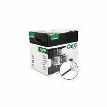 comCables™ BC-C6EPVC-WHT Enhanced Unshielded Twisted Pair Cable, (8) 23 AWG Solid Bare Copper Conductor, 1000 ft L