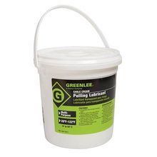 Greenlee® Cable-Cream® CRM-1 Non-Flammable Non-Hazardous Pulling Lubricant, 1 gal Pail Container, Gel Form, Light Yellow, 1 Specific Gravity
