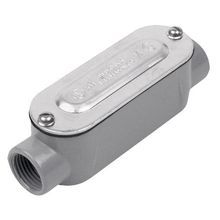 Red Dot® D-PAK® DAC-1-CG A Series Type C Conduit Body With Cover, Gasket, 1/2 in Hub, 4.3 cu-in, Die Cast Aluminum, Urethane Powder Coated