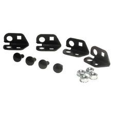 PREMISE WIRING REKH Cabinet Hardware Padlock Hasp Kit, 14 ga THK, For Use With Wall Mount Cabinets, Composite/Steel, Black