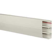 PREMISE WIRING PremiseTrak® PS3BC5 3-Channel Standard Raceway Base and Cover, 5 ft L x 6.7 in W x 1.97 in H, Extruded Thermoplastic, Off-White