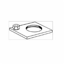 R. STAHL 133182 Enclosure Hub Plate With Thread, For Use With: 2 x M20x1.5, 1 x M25x1.5, 1 x M32x1.5 Cable Gland, SZ 2 and SZ 3 Side C/D Enclosure, Brass