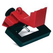 Brady® EZ Paneloc™ 65329 Clamp-On Oversized Circuit Breaker Lockout, For Use With: Circuit Breaker, 1 Padlock Maximum, 0.31 in Padlock Shackle Maximum Diameter, LOTO-39 Polypropylene/Plastic, Red