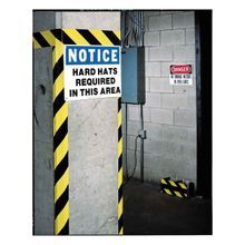 Brady® 55292 Non-Reflective Floor Marking Tape, 18 yd L x 2 in W, Black on White, B-950 Vinyl