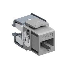 eXtreme® QuickPort® 6110G-RG6 Channel Rated Jack, 1 Port, Solid/Stranded Conductor, Plastic