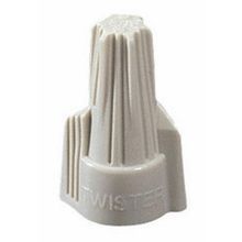 IDEAL® TWISTER® 30-341 341 Flame-Retardant Wire Connector, Swept Wing/Ribbed Shell Style, Live Action/Square Wire Spring, 22 to 8 AWG Wire, Aluminum/Copper Wire, Thermoplastic Polyester/Steel