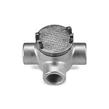T&B® GUAT Explosion-Proof Conduit Outlet Box, 1-1/4 in Hub, Ductile Iron, Zinc Plated
