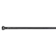 Ty-Rap® TY5232MX 2-Piece Standard Cable Tie, 8 in L x 0.1 in W x 0.05 in THK, Nylon/Polyamide 6.6, Black