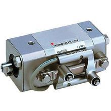 SMC® HYQB32TNR-100FM Round Single Rod Hygienic Design Cylinder, 32 mm Cylinder Bore, 100 mm Stroke Length, 484/563 N Maximum Force, Double Acting Cylinder Action, Basic Mounting