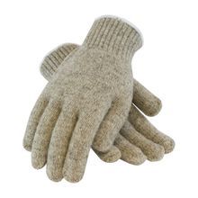 PIP® 41-070M Gloves, Cold Weather, Ambidextrous/Seamless Style, M, Nylon/Wool Palm, 7 ga 75% Wool/25% Nylon, Gray, Knit Wrist Cuff, Resists: Wind, Unlined Lining