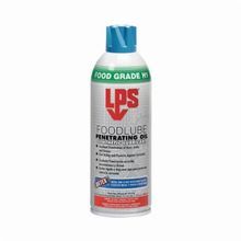 LPS® FOODLUBE® 57316 Penetrating Oil, 16 oz Aerosol Can Container, Liquid Form, Clear, 0.8 to 0.87 Specific Gravity