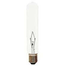 Candela 15T6-145V Miniature Incandescent Lamp, 15 W, Candelabra Screw, T6 Shape, 102 Lumens
