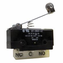 Honeywell MICRO SWITCH™ DT-2RV2-A7 Standard Basic Switch, 250 VAC, 10 A, Roller Lever Actuator, DPDT Contact Configuration, 2 Pole