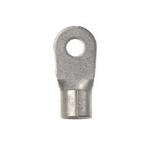 Panduit® Pan-Term® P2-56R-T P-R Non-Insulated Ring Terminal, 2 AWG Conductor, 1.46 in L, Brazed Seam Barrel, Copper, Metallic