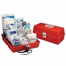 Pac-Kit® 3100 Small First Responder Kit, Wall Mounting, 12 in H x 13-1/2 in W x 17-1/2 in D