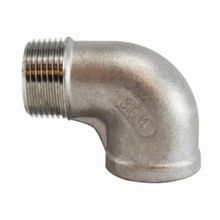Midland Industries 62161 Pipe Street Elbow, 1/4 in, NPT, 150 lb, SCH 40/STD, ASTM A-351 304 Stainless Steel, Import