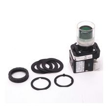 Rockwell Automation 800H-QRAH2G Illuminated Pushbutton, 30.5 mm, 1NO-1NC Contact Configuration, Extended Head with Guard Operator, Green