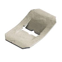 ERICO® 4EBN Fixture Support, 1/4 in Rod, Spring Steel