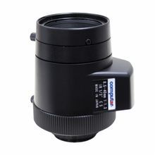 GANZ® TG5Z8513FCS-IR Variable Focal Lens, 1/3 in, 8.5 to 40 mm Focal Length, 1:1.3 Aperture, For Use With Day/Night Cameras