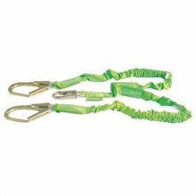 Miller® by Honeywell Manyard® II 231M/6FTGN 2-Leg Shock Absorbing Lanyard, 310 lb Load, Steel Hardware, Green