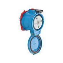 MELTRIC DECONTACTOR® 33-64243-C-K04 DS100C Female Switch Rated Receptacle, 480 VAC, 100 A, 3P+G Poles, 4 Wires, Blue