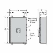 Siemens FD6SS4 FD6 Sentron Circuit Breaker Enclosure, 36 in L x 8 in W x 24 in D, NEMA 4/4X, Stainless Steel