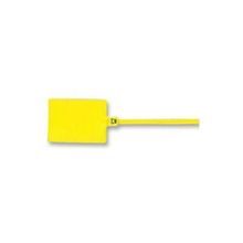 Panduit® PLF1MA-C4Y Cable Tie, Yellow, 5.1 in L x 0.1 in W x 0.05 in THK, Nylon 6.6