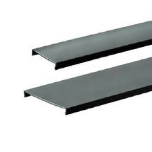Panduit® Panduct® C4BL6 Wiring Duct Cover, 6 ft L x 4.39 in W x 0.37 in H, Lead-Free PVC, Black
