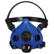 North® by Honeywell RU85001M Half Mask Respirator With Speech Diaphragm, M, Standard Suspension, Threaded Connection
