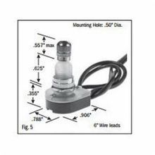SELECTA® SS108-BG Rotary Switch, 3/6 A, 250 VAC, 125 VDC, On-Off/SPST Contact