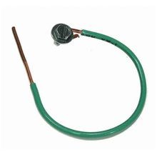 Steel City® GSC-12 Grounding Pigtail, 12 AWG Wire, Solid Copper Wire, 6 in L, Steel