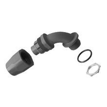 Carlon® LT20F-NEW Non-Metallic Liquidtight Conduit Connector, 1 in Trade, 90 deg Angle, PVC