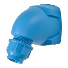 MELTRIC 511P6D18 60 deg Size 1 Angled Handle, 0.354 to 0.708 in Device, Polyester, Blue