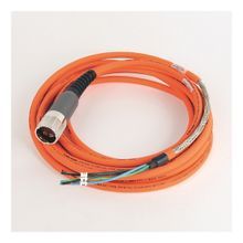 Rockwell Automation SpeedTEC Cable, Motor Power Only, SpeedTec DIN Connector, Drive-end, Flying-lead, 16 AWG, Standard (Non-Flex), 5 Meters