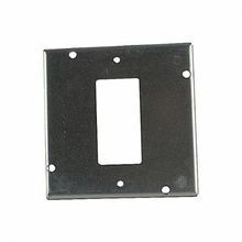 Steel City® RSL-16 Surface Cover, 4-11/16 in L x 4-11/16 in W x 1/2 in D, Steel