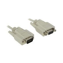 Quiktron® 02713 RS-232 Serial Extension Cable, Copper Conductor, 15 ft L