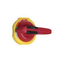 Allen-Bradley 194R-HM4E-N2 Standard Orientation Rotary Operating Handle, Red/Yellow