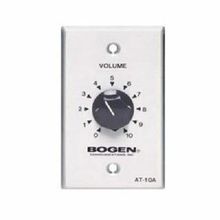 Bogen® AT10A AT Series Speaker Line Attenuator, 10 W Power, Single Gang Box