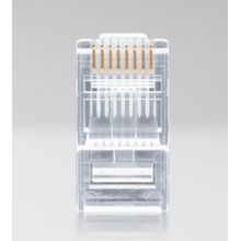 Jonard Tools® RJ45-6100 Pass-Through Connector, 24 AWG Cable, RJ45 Cable, Category: Cat 6/6a, 1 Contact