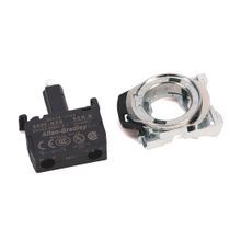 Rockwell Automation Integrated LED, Plastic Latch Mount, 24V AC/DC, Green LED, 1 N.O. Contact(s), 1 N.C. Contact(s), Standard